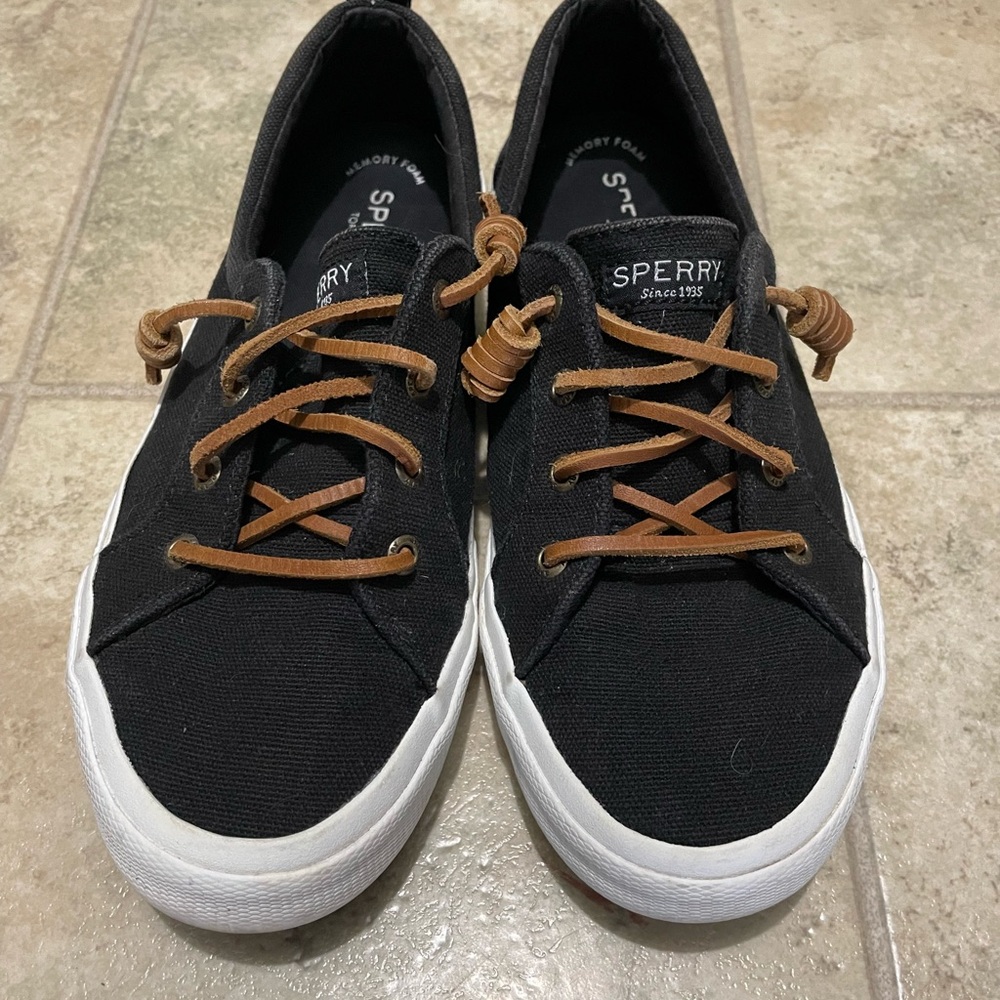 EUC‼️ Sperry Top - Sider 7.5 Black